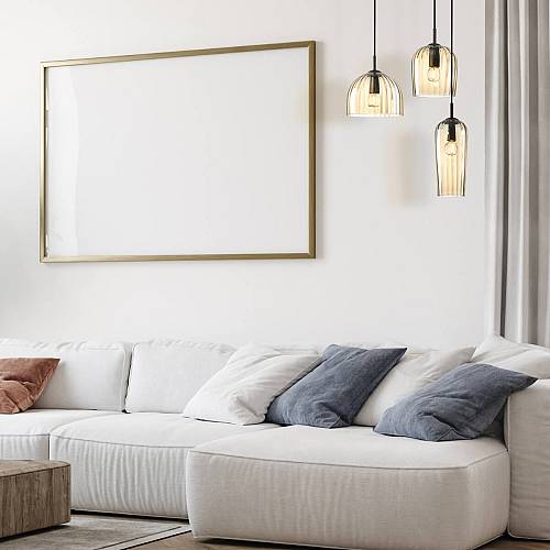PENDANT LIGHT 1XE14 GLASS CHAMPAGNE