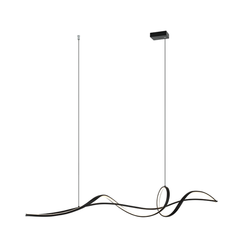 PENDAN LED LIGHT 27W 3000K ALUMINIUM- BLACK