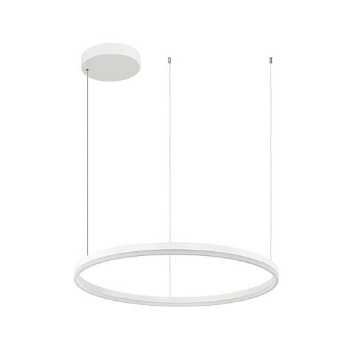 LED PENDANT LIGHT 57W 3000K  ALUMINUM  & ACRYLIC WHITE