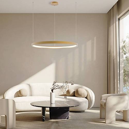PENDANT LED LIGHT 45W 3000K ALUMINIUM GOLD