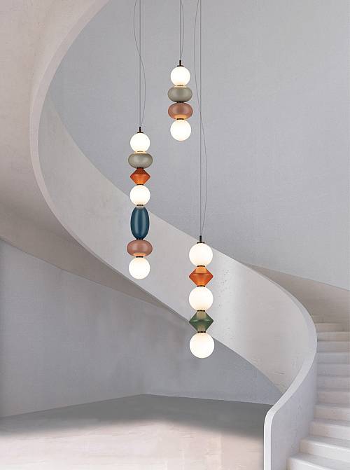 INTERMIDDIATE OPAL GLASS LED 15W D:200MM FOR PLUG & PLAY MODULAR SYSTEM