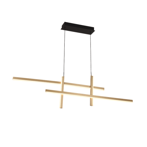 PENDANT LED LIGHT 47W 3000K ALUMINIUM  GOLD BLACK