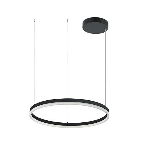 LED PENDANT LIGHT  43W 3000K  ALUMINIUM  & ACRYLIC BLACK