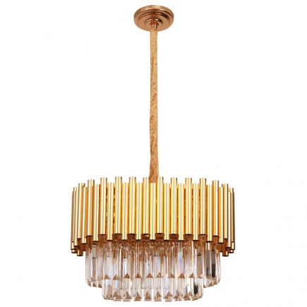 PDC 2092 GD ΟΒΑΛ ΧΡΥΣΟ ΜΕ ΚΡΥΣΤ/ΛΛΑ Φ30*50