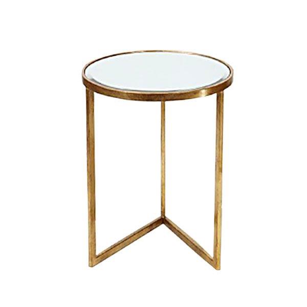 ΤΡΑΠΕΖΑΚΙ ΣΑΛΟΝΙΟΥ ΜΕ ΚΑΘΡΕΦΤΗ ΜΕΤΑΛΛΙΚΟ