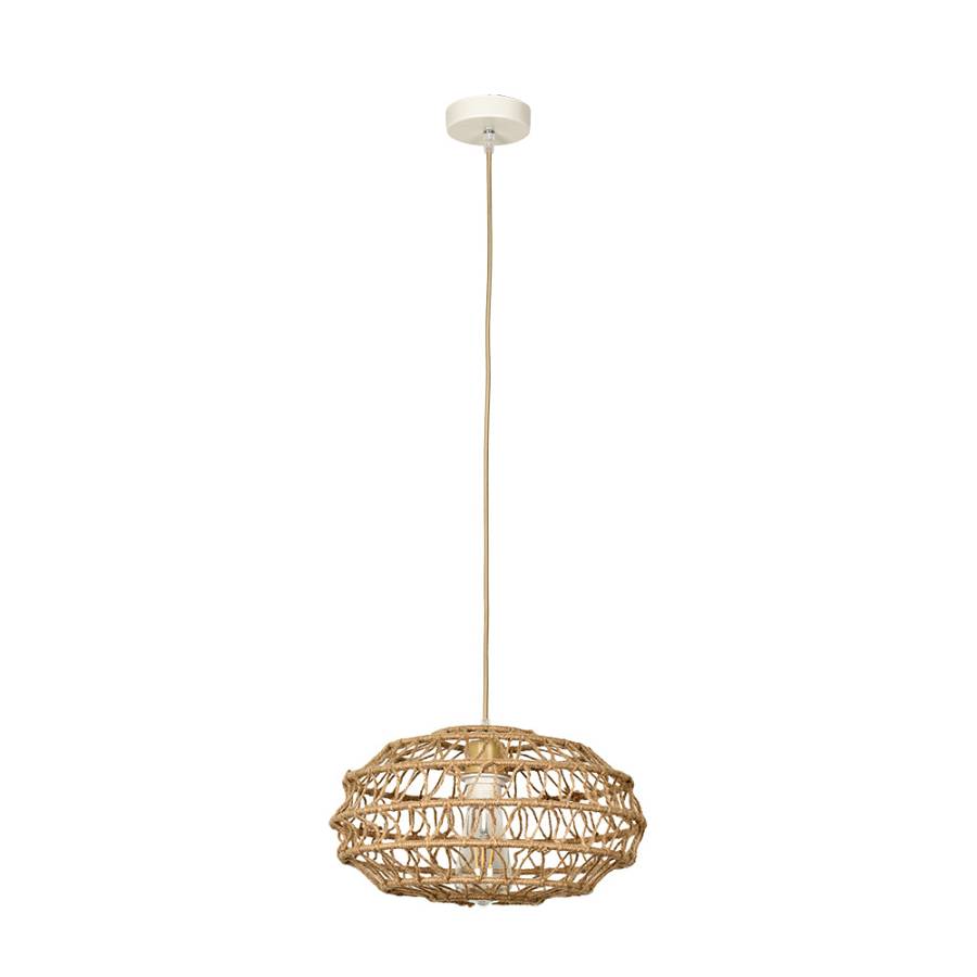 Κρεμαστό Φωτιστικό από σχοινί 1xE27 D:35cm (4041-C)