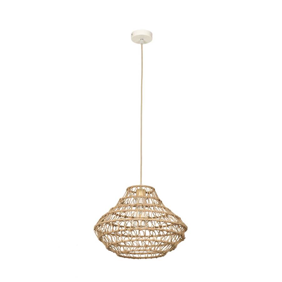 Κρεμαστό Φωτιστικό από σχοινί 1xE27 D:40cm (4042)