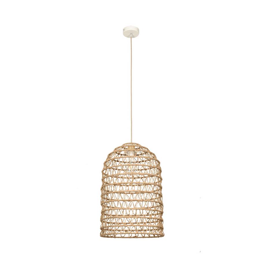 Κρεμαστό Φωτιστικό από σχοινί 1xE27 D:35cm (4048-B)