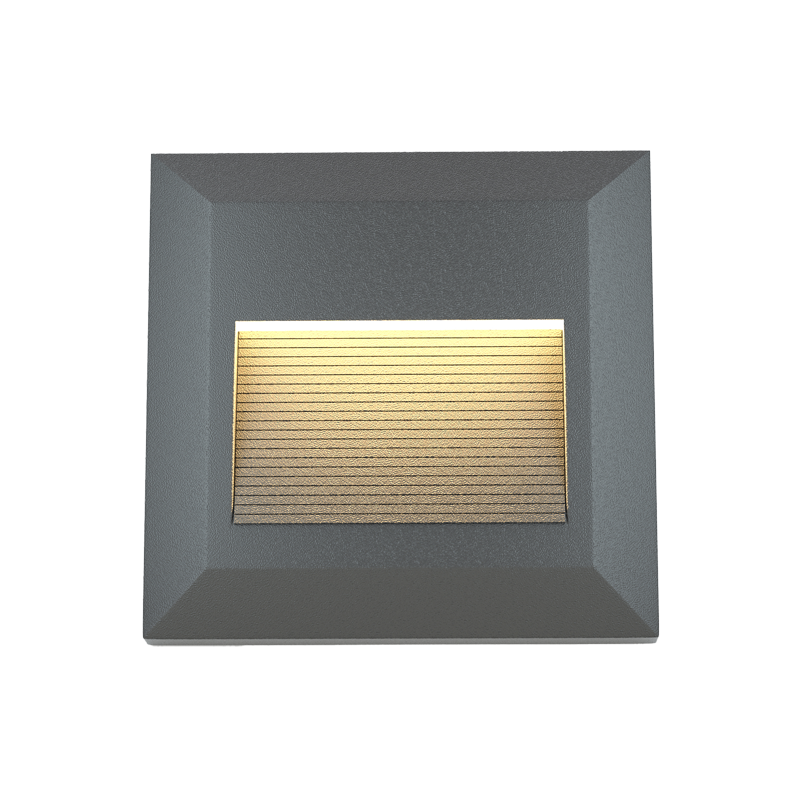 it-Lighting Salmon LED 2W 3CCT Outdoor Wall Lamp Anthracite CCT D:12.4cmx12.4cm (80201840)