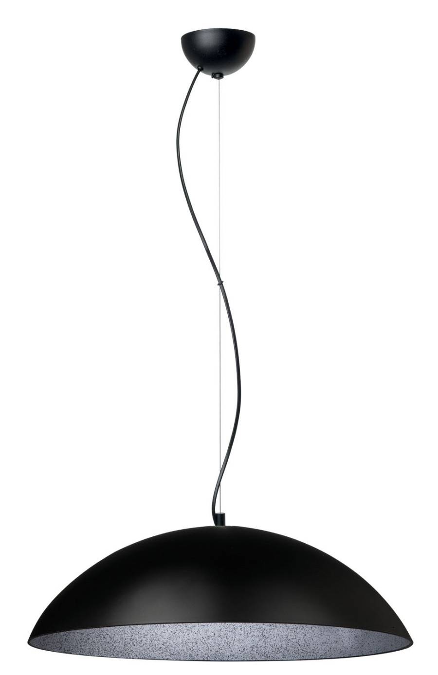 Φωτιστικό μονόφωτο Plexiglass  μαύρο/ασημί  3χΕ27 Φ47