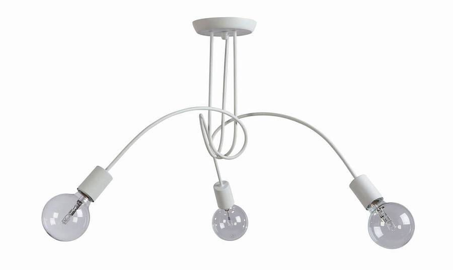 Φωτιστικό Πολύφωτο 3φ Μέταλλο λευκό Ε27