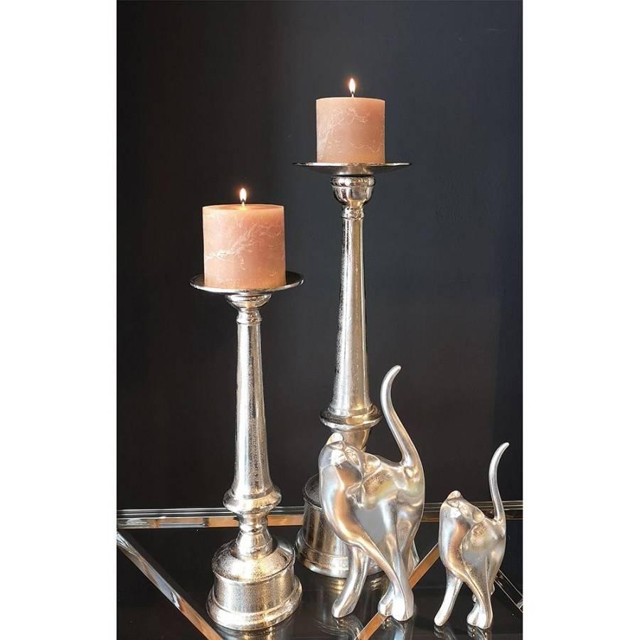 PILLAR ΚΗΡΟΠΗΓΙΟ ΑΛΟΥΜΙΝΙΟ ΑΣΗΜΙ D14xH44cm