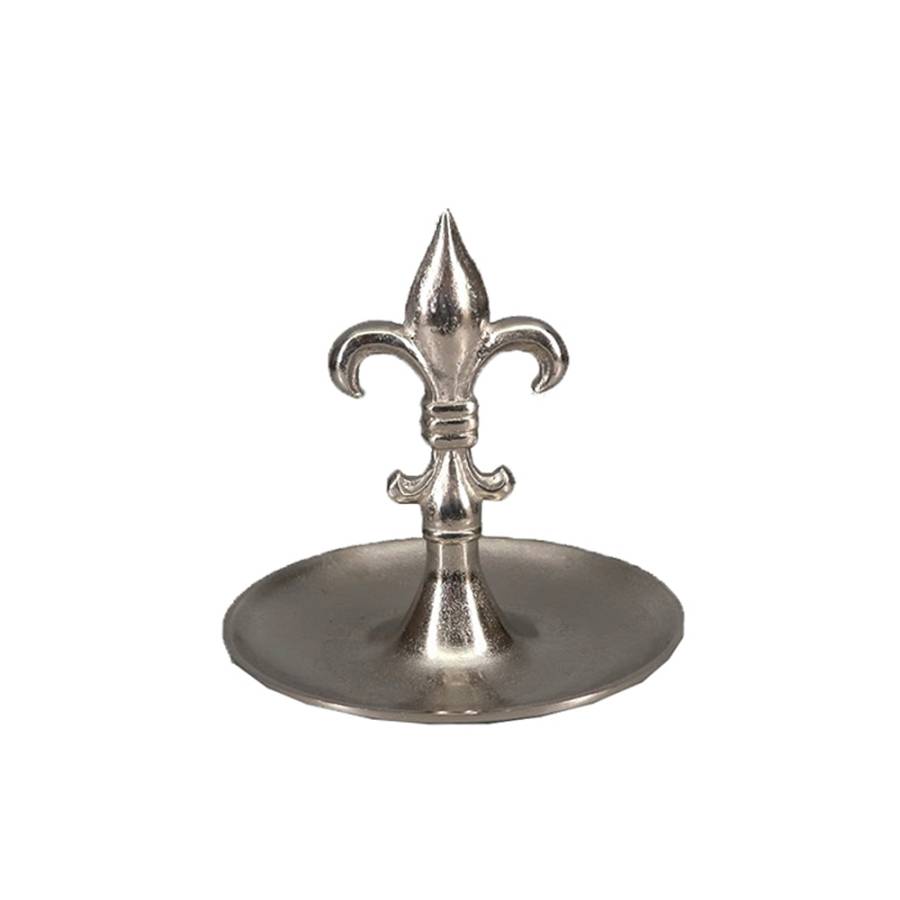 FLEUR DE ΔΙΣΚΟΣ ΑΛΟΥΜΙΝΙΟ ΑΣΗΜΙ D23xH23cm