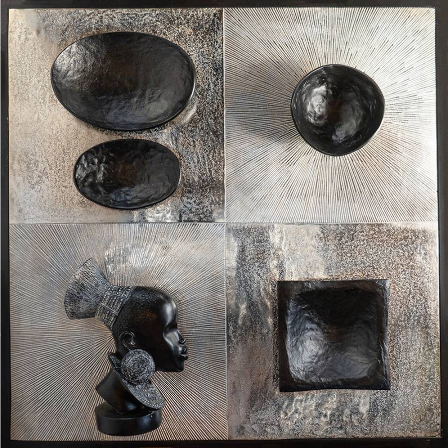 CURVE ΜΠΩΛ ΑΛΟΥΜΙΝΙΟ ΜΑΥΡΟ 16x15,5xH7,5cm