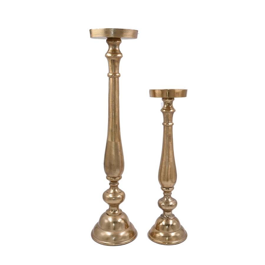 IONAS ΚΗΡΟΠΗΓΙΟ ΑΛΟΥΜΙΝΙΟ ΧΡΥΣΟ D18xH74cm