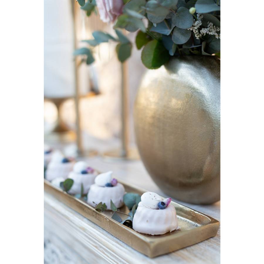 STELLA ΔΙΣΚΟΣ ΑΛΟΥΜΙΝΙΟ ΧΡΥΣΟ 79x13xH3cm