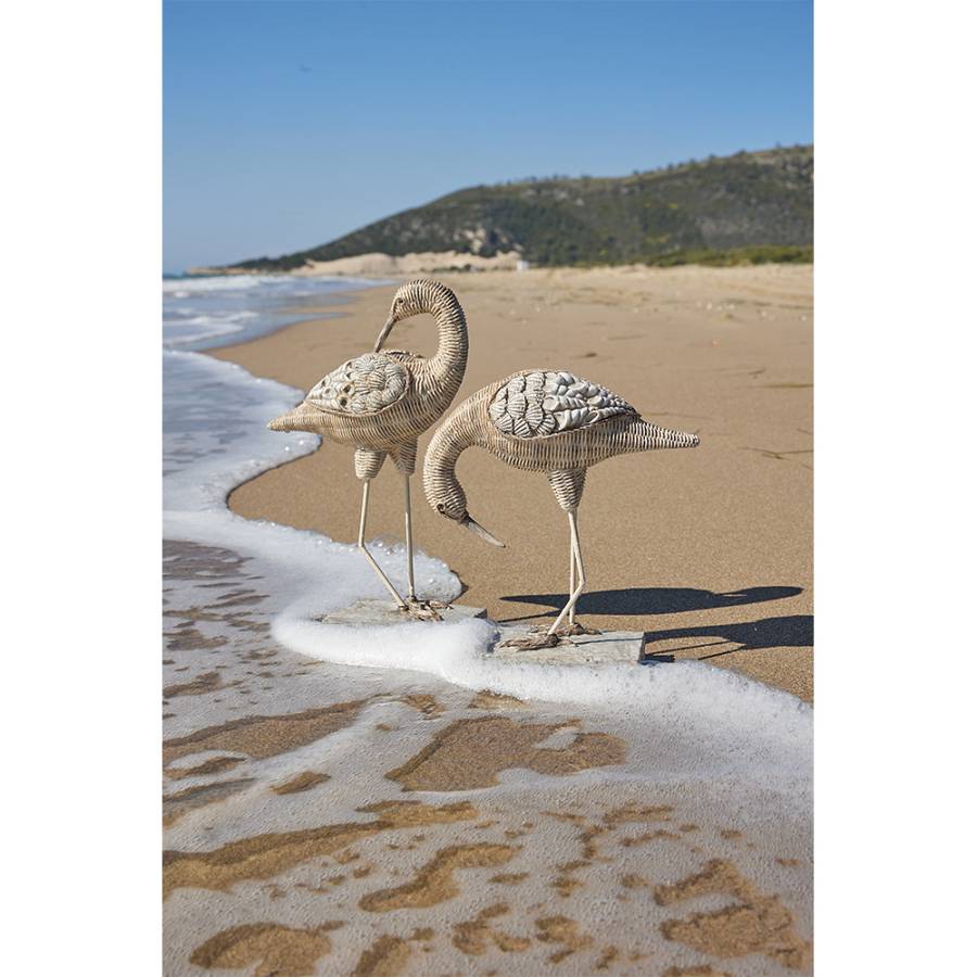 CALOR DECO ΠΟΥΛΙ POLYRESIN ΦΥΣΙΚΟ 20,5x8,5xH31cm