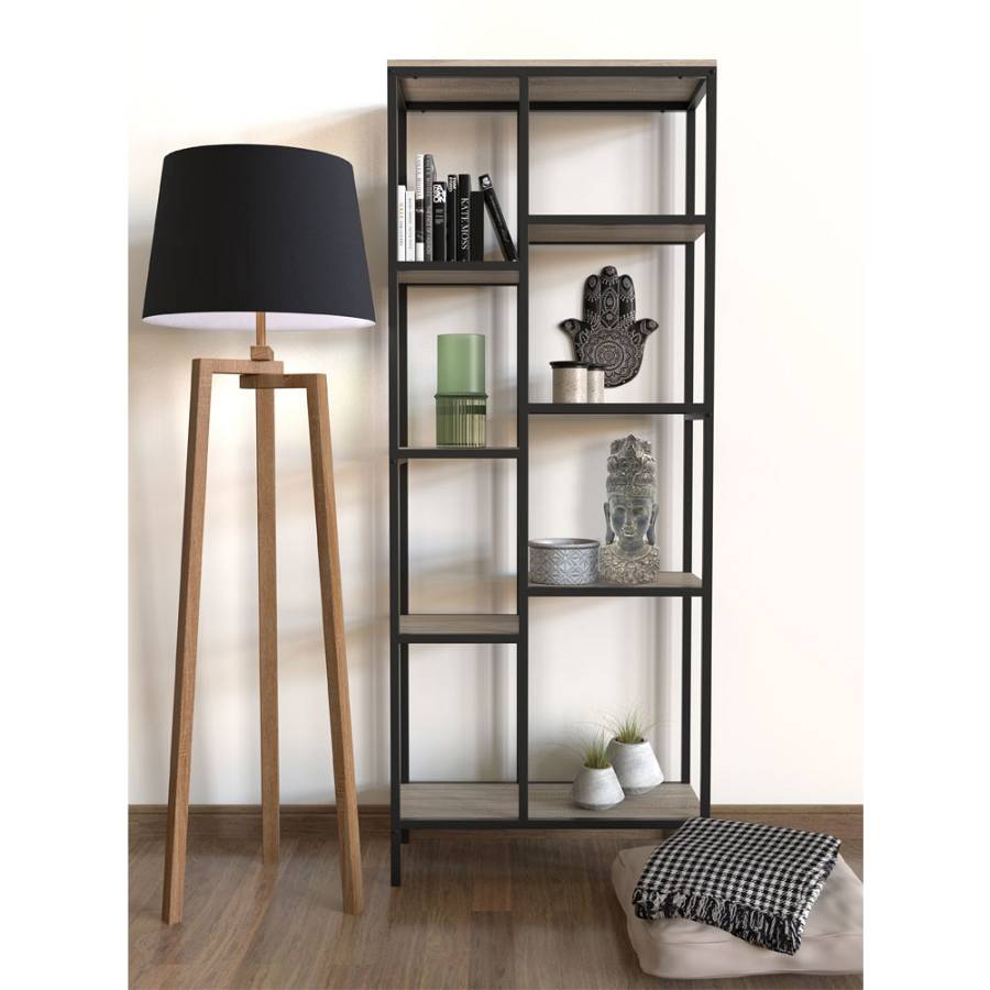 HAMSA DECO ΤΟΙΧΟΥ POLYRESIN ΜΑΥΡΟ ΛΕΥΚΟ 24,5x2,5xH29,5cm