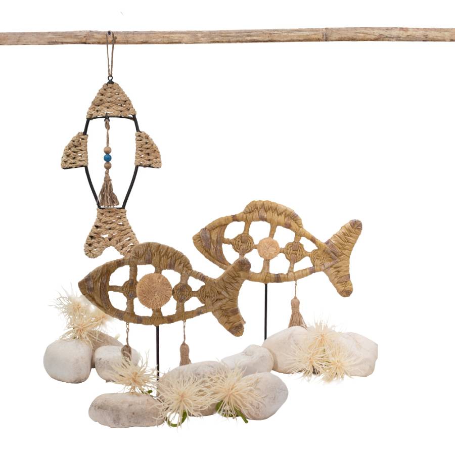 QUERSUS 1 DECO ΨΑΡΙ POLYRESIN ΦΥΣΙΚΟ 29,5x6,5xH27cm