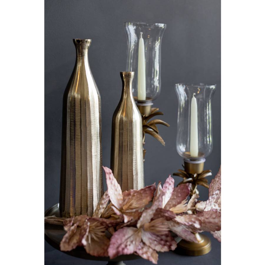 PERRY 3 ΜΠΟΥΚΑΛΑ ΑΛΟΥΜΙΝΙΟ ΧΡΥΣΟ D13xH46cm