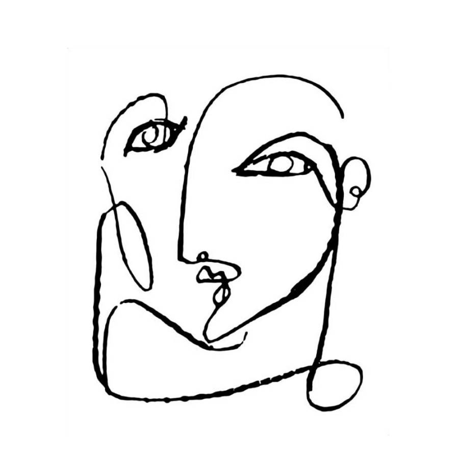 AZAMO 2 ΠΙΝΑΚΑΣ ΚΑΜΒΑΣ ΛΕΥΚΟ ΜΑΥΡΟ 50x60xH1,8cm