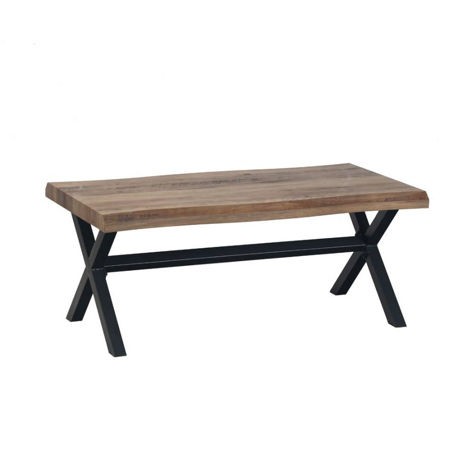 BRICK COFFEE TABLE ΚΑΡΥΔΙ ΜΑΥΡΟ 110x60xΗ45cm