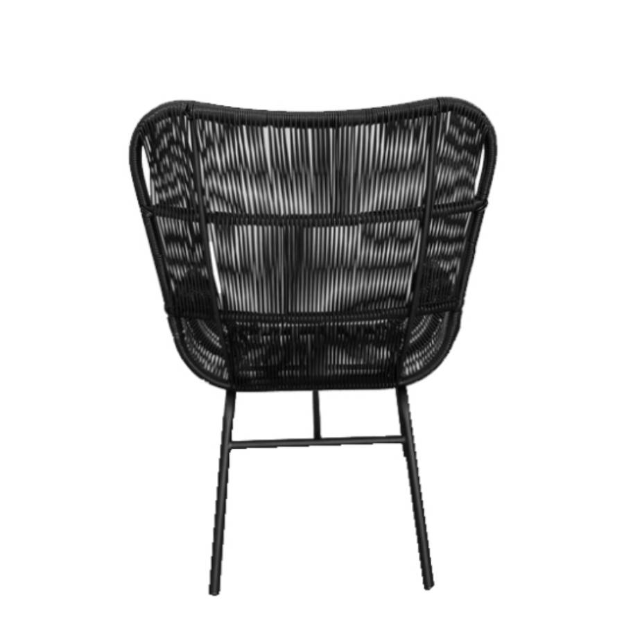 NERA ΠΟΛΥΘΡΟΝΑ ΜΑΥΡΟ 65x70xH94cm