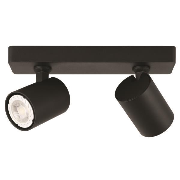 ΣΠΟΤ ΟΡΟΦΗΣ ΔΙΠΛΟ GU10 S1980 ΜΑΥΡΟ