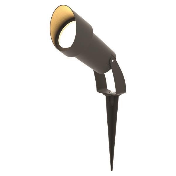 ΣΠOT ΚΗΠΟΥ ΠΛΑΣΤΙΚΟ ΜΕ ΚΑΛΥΠΤΡΟ ΚΑΙ ΚΑΡΦΙ GU10 IP65 230V Φ95X100 ΜΑΥΡΟ