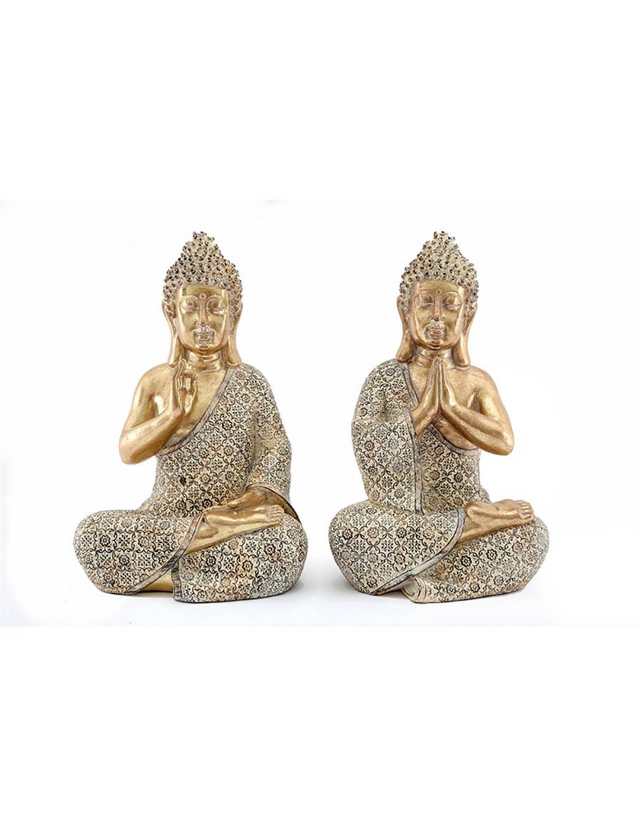 Βούδας καθιστός χρυσό χρ. 31εκ.