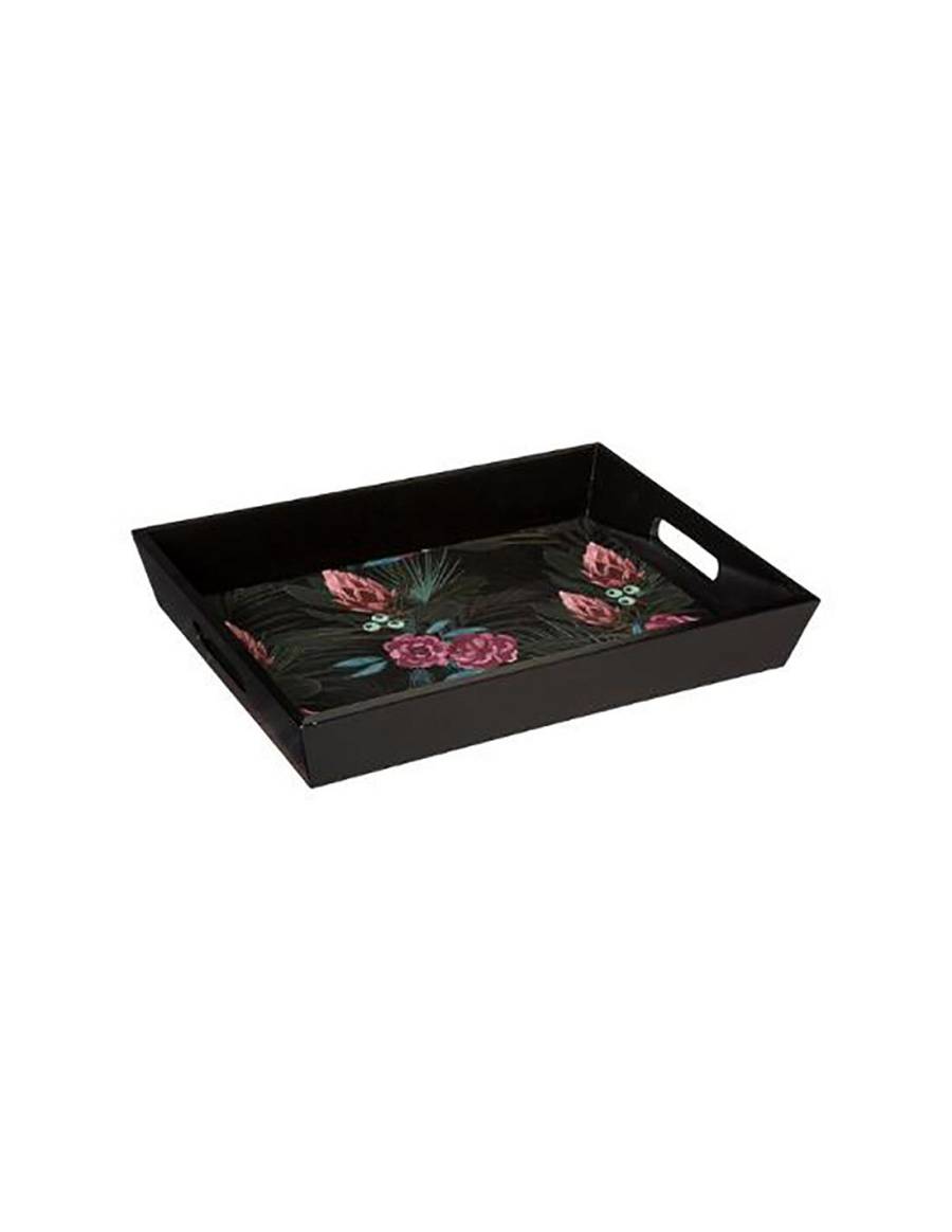 Δίσκος λάκα σχ.flower 40Χ30Χ6