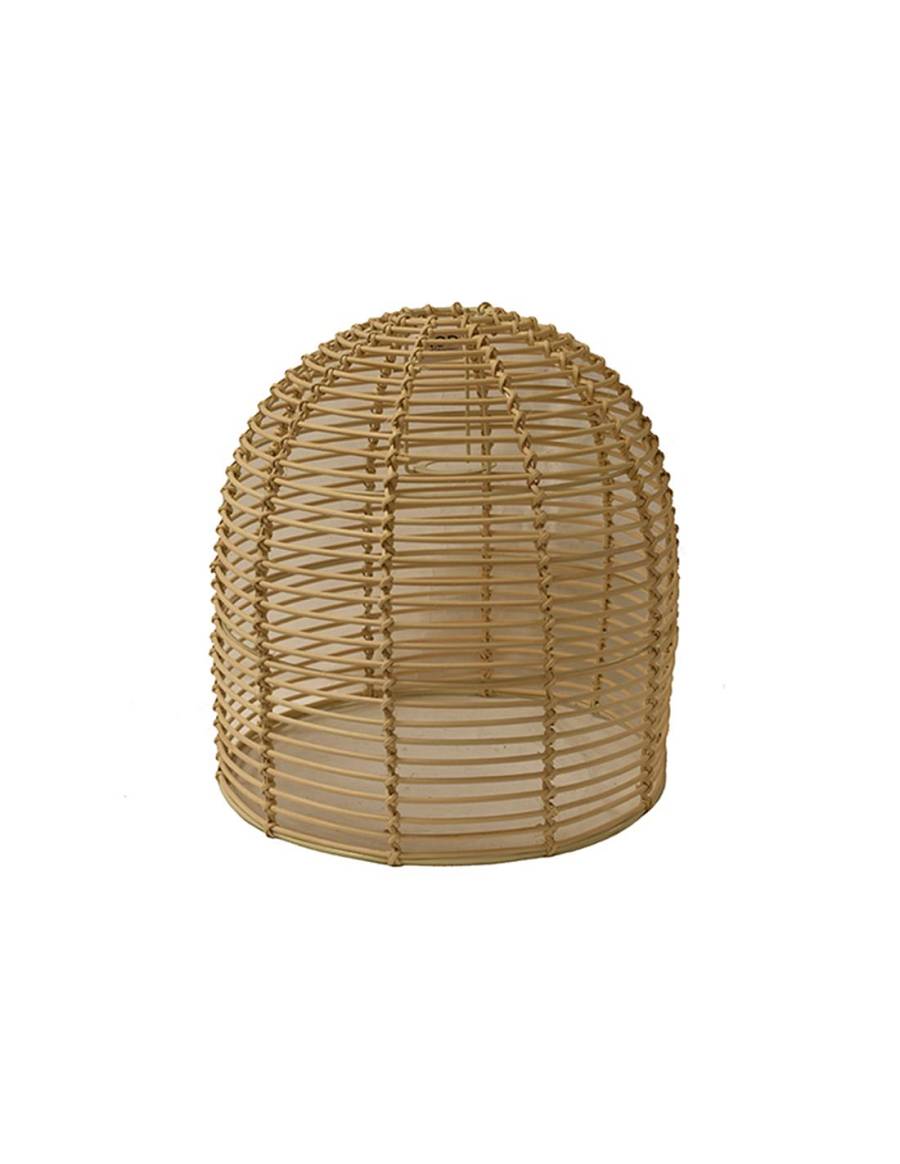 Φωτιστικό καπέλο οροφής rattan εκρού 34Χ34,5