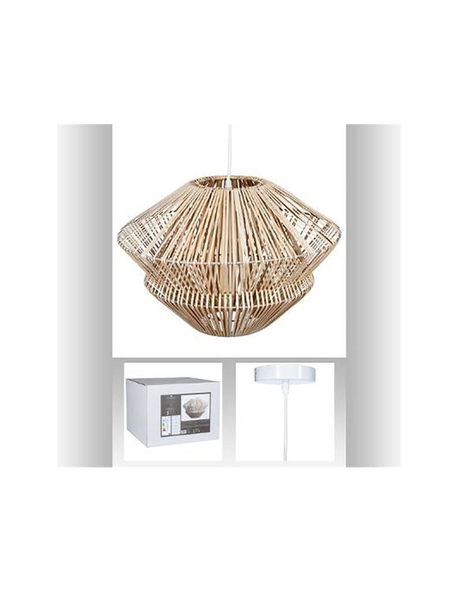 Φωτιστικό οροφής rattan 30εκ.