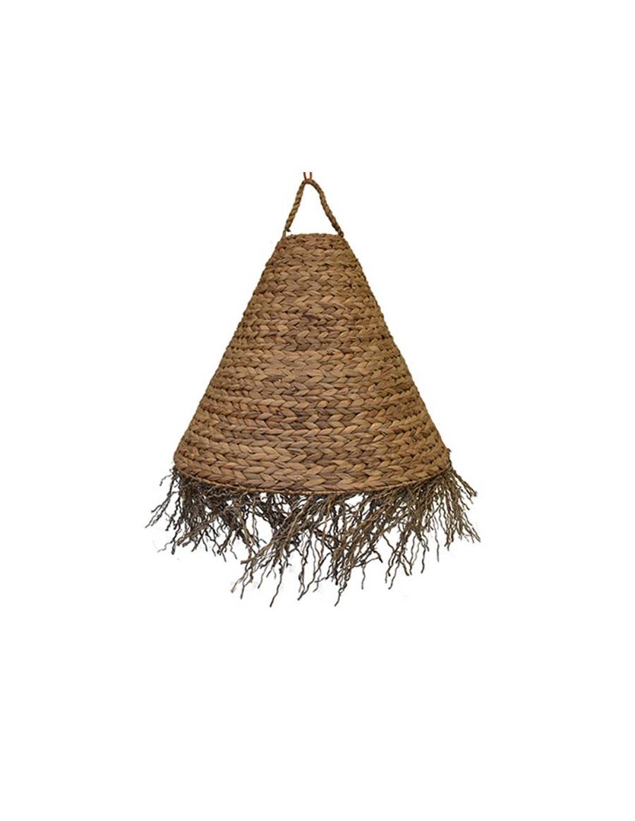 Φωτιστικό καπέλο οροφής υδρουάκινθου κωνικό με κρόσια 60Χ48