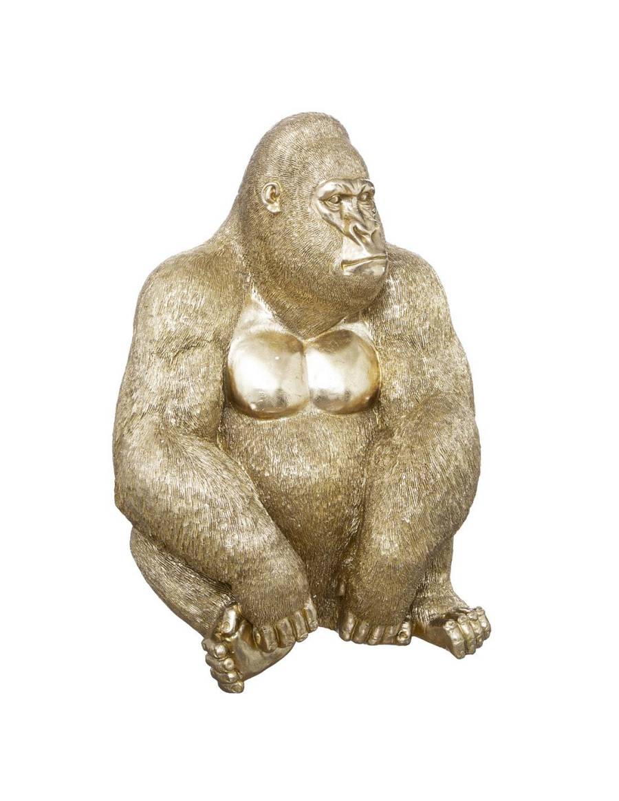 Γορίλας κεραμ.χρυσό 61εκ.