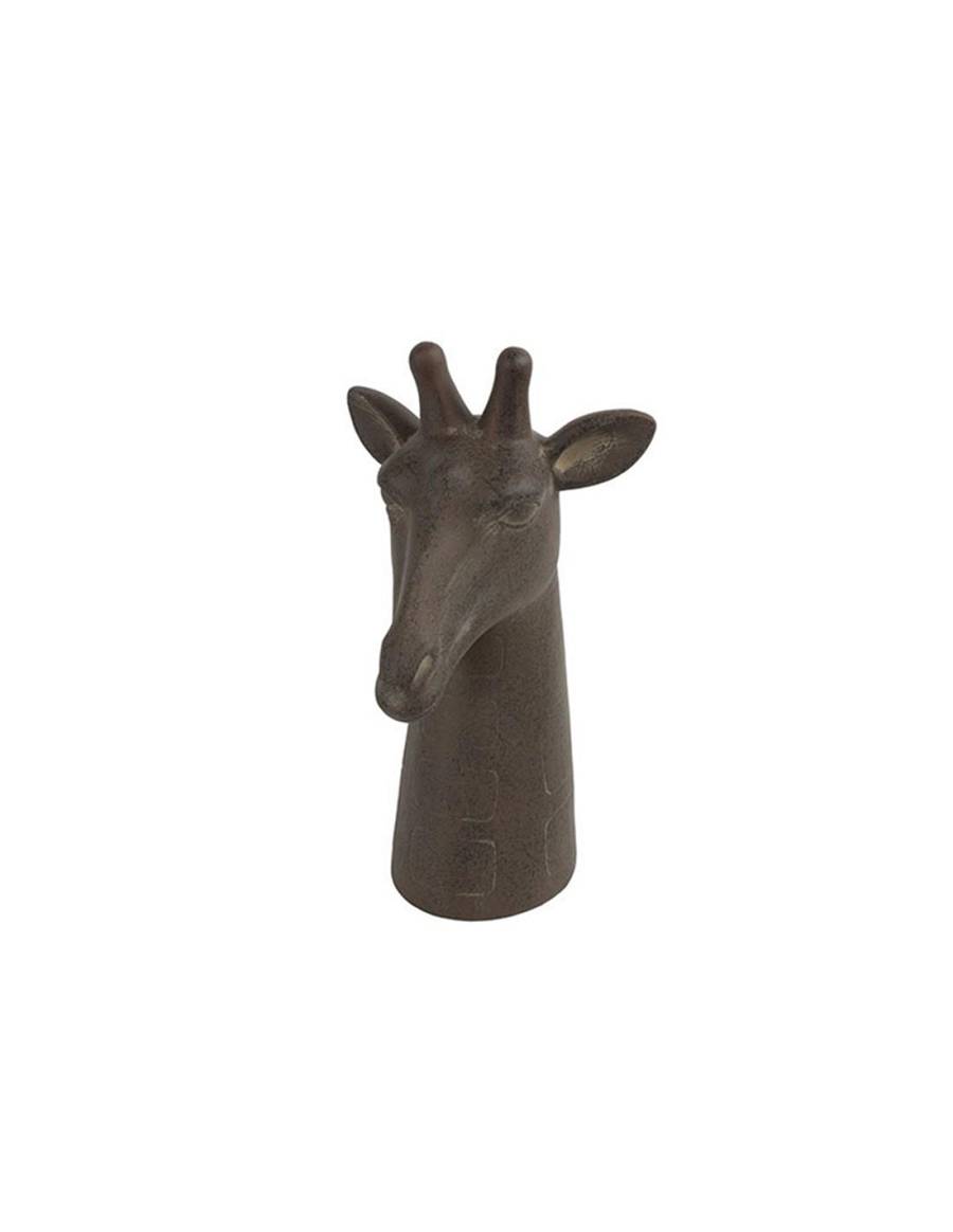 Καμηλοπάρδαλη διακοσμ.κεραμ. Καφέ χρ. 33εκ.