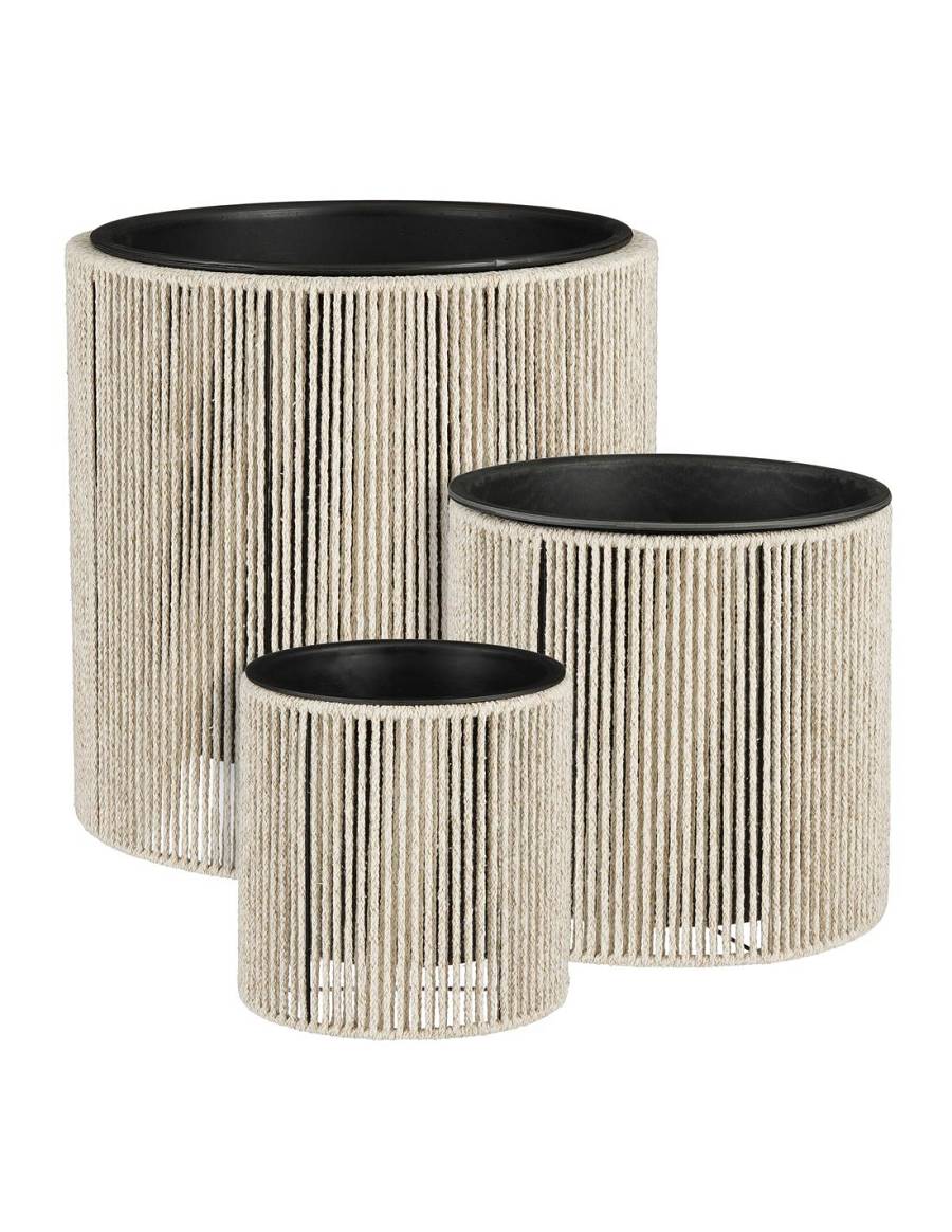 Κασπώ μεταλ.Merida εκρού raffia 25X25