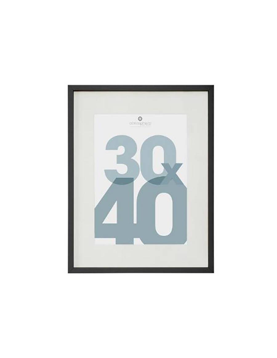 Κορνίζα ξυλ.μαύρη 30Χ40