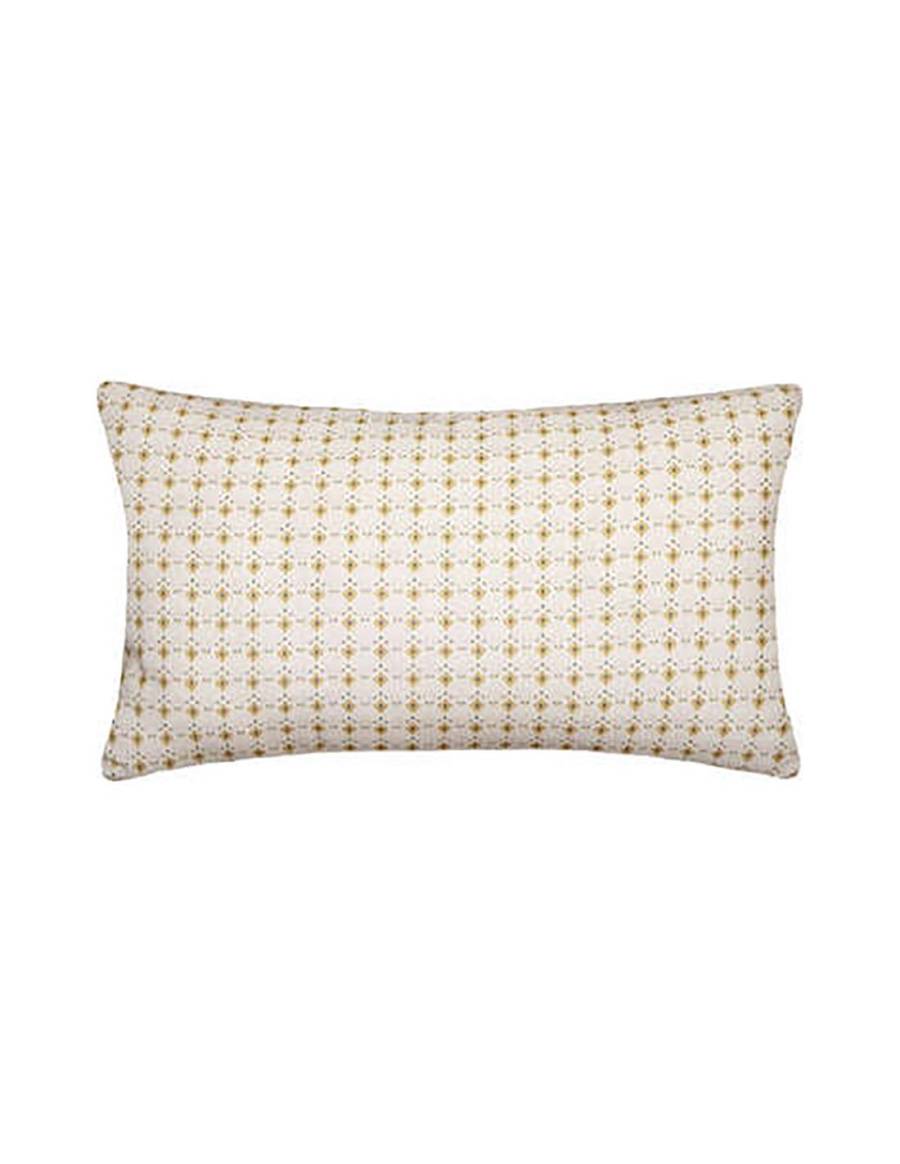 Μαξιλάρι βελουδ.εκρού με σχέδιο 50Χ30