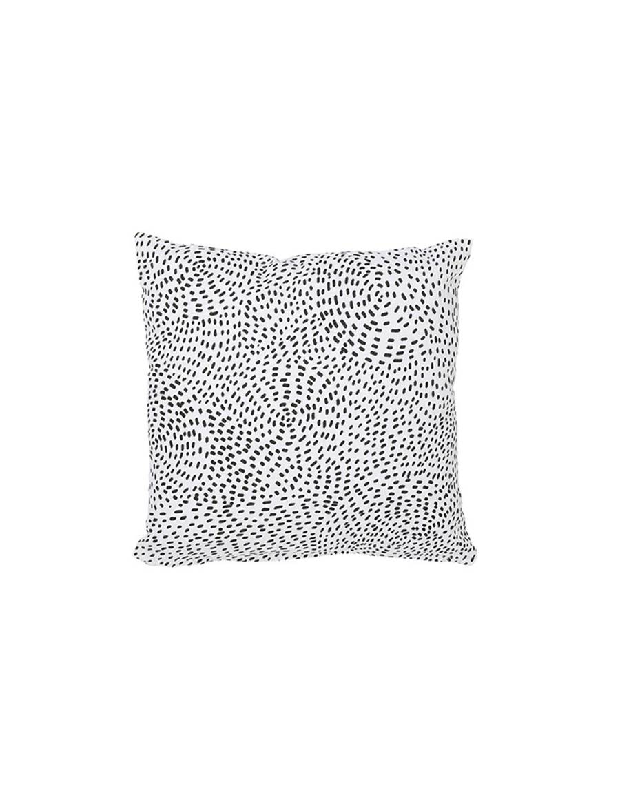 Μαξιλάρι dots μαύρο 45Χ45