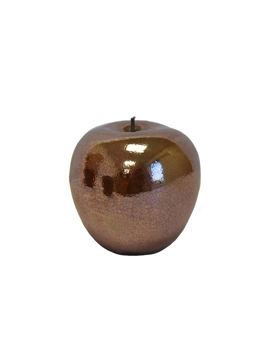 Μήλο κεραμ.χειροποίητο rose gold 7Χ6