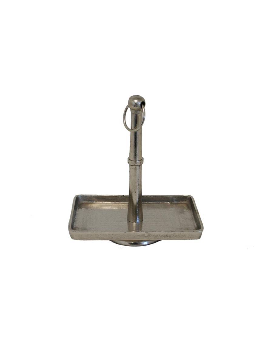 Πιατέλα σερβιρ.ασημί μεταλ. 21Χ13Χ23