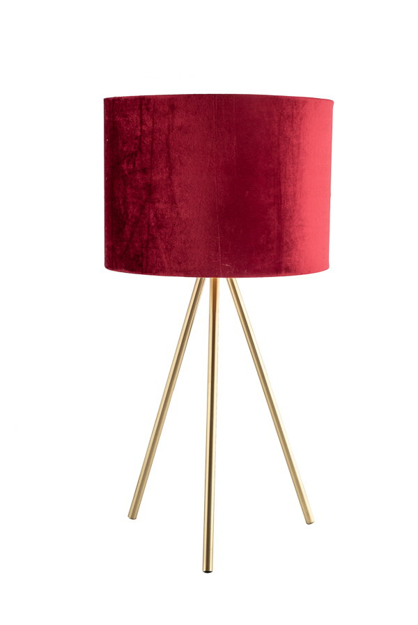 ΛΑΜΠΑ ΜΕ ΤΡΙΠΟΔΑ ΚΟΚΚΙΝΟ 65ΕΚ