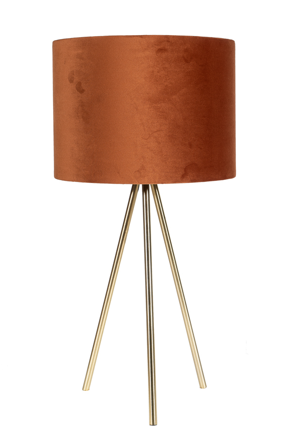 ΛΑΜΠΑ ΜΕ ΒΕΛΟΥΔΙΝΟ ΚΑΠΕΛΟ ΚΕΡΑΜΙΔΙ ΤΡΙΠΟΔΑ ΧΡΥΣΟΣ 65ΕΚ ΚΩΔ 22