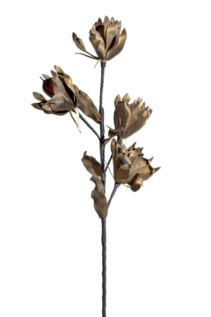 ΛΟΥΛΟΥΔΙ ΤΕΤΡΑΠΛΟ ΜΑΥΡΟ ΧΡΥΣΟ 90εκ