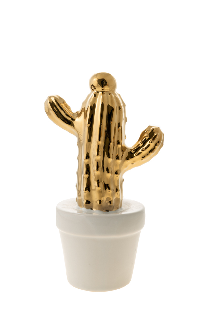 ΔΙΑΚΟΣΜΗΤΙΚΟΣ ΚΕΡΑΜΙΚΟΣ ΚΑΚΤΟΣ  ΧΡΥΣΟΣ ΛΕΥΚΗ ΓΛΑΣΤΡΑ 12,7ΕΚ