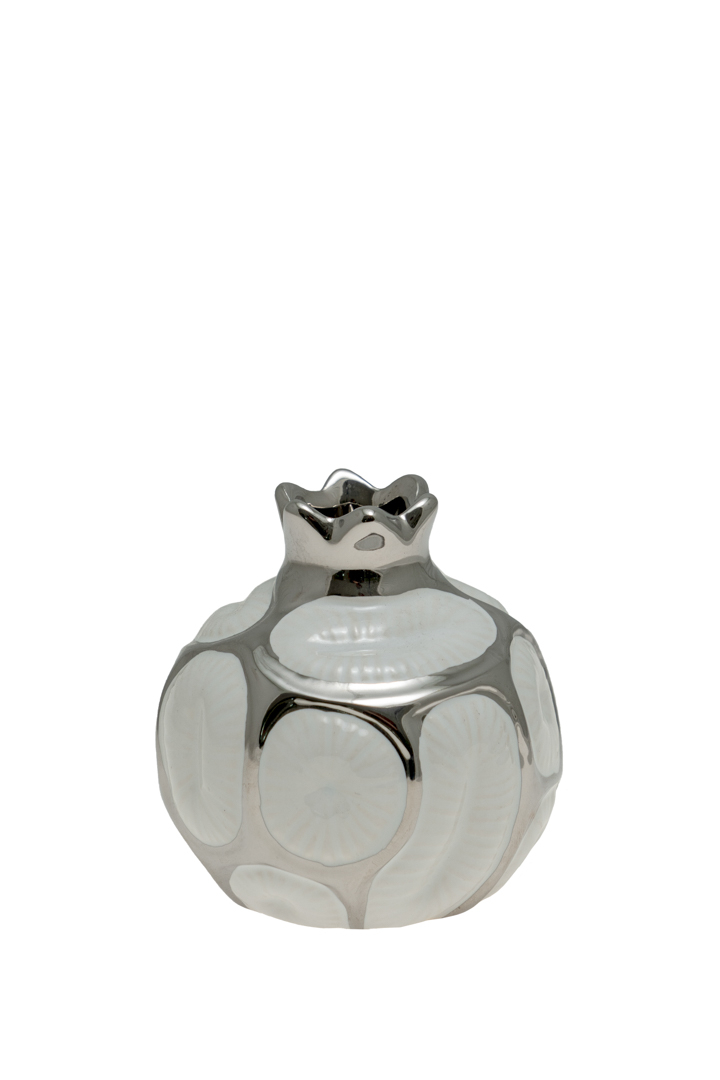 ΔΙΑΚΟΣΜΗΤΙΚΟ ΚΕΡΑΜΙΚΟ ΡΟΔΙ ΠΛΕΓΜΑ ΑΣΗΜΙ ΜΕ ΑΣΠΡΟ  7,6ΕΚ