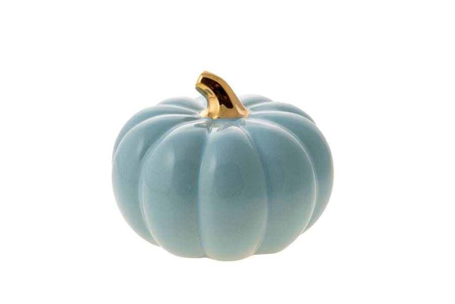 ΔΙΑΚΟΣΜΗΤΙΚΗ ΚΕΡΑΜΙΚΗ ΚΟΛΚΥΘΑ ΣΙΕΛ ΓΥΑΛΙΣΤΕΡΗ ΜΕ ΧΡΥΣΣΟ ΚΟΤΣΑΝΙ 15,3ΕΚ