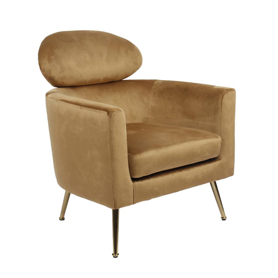 TESTA ΠΟΛΥΘΡΟΝΑ ΧΡΥΣΟ 86x72xH76cm