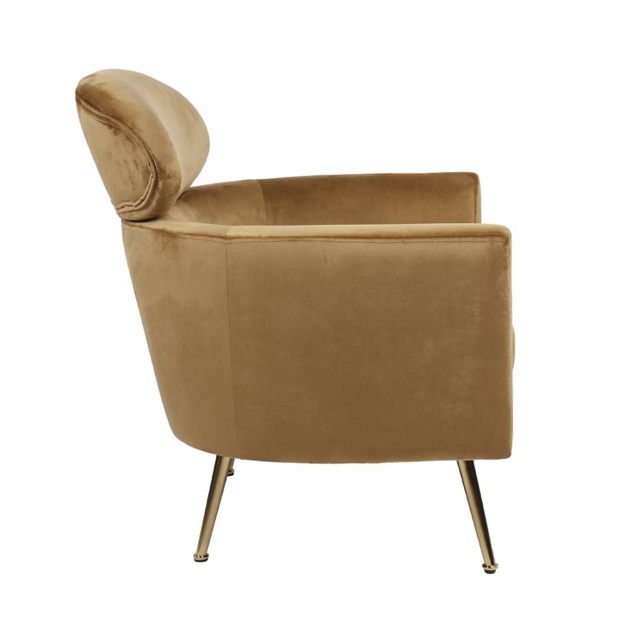 TESTA ΠΟΛΥΘΡΟΝΑ ΧΡΥΣΟ 86x72xH76cm